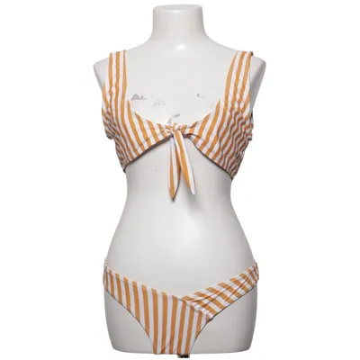 Bikini (Brun, Hvid) fra Sizaful Elastan, Polyester