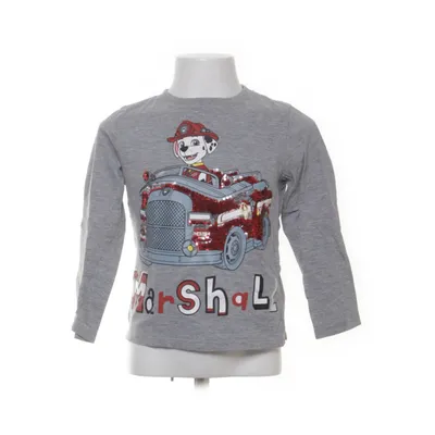 Långärmad t-shirt (Grå, Röd, Vit) från Nickelodeon Bomull, Viskos