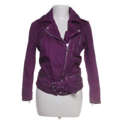 Bikerjack (Lila) van Costume National Katoen, Polyester
