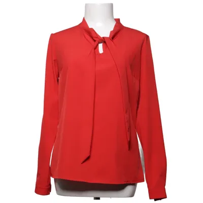 Blouse lavallière (Rouge) de Numoco Polyester, Viscose