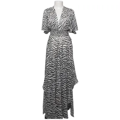 Strandjurk (Zwart, Wit) van Maje Metallvezel, Polyester, Viscose