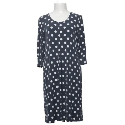 Jurk (Blauw, Wit) van Du Milde Elastaan, Viscose