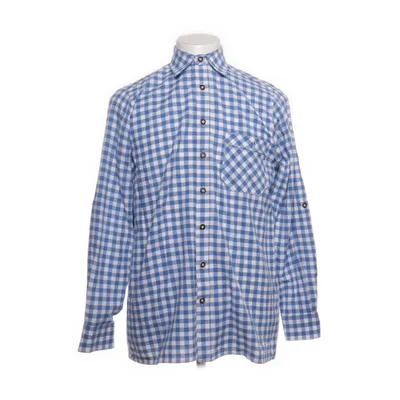 Shirt (Blue, White) from Lekra Cotton