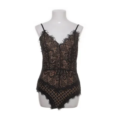 Underklädesbody (Svart, Beige) från Vera & Lucy Elastan, Polyamid, Polyester