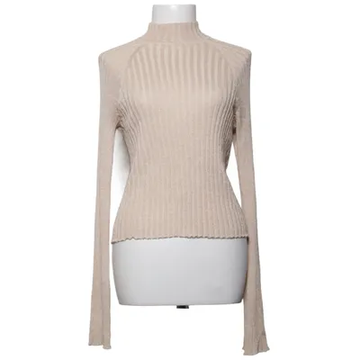 Sweater (Beige) fra Object Metallfiber, Viscose