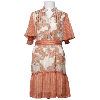 Jurk (Oranje, Beige, Meerkleurig) van Niza Polyester