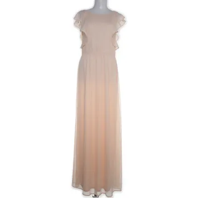 Långklänning (Orange, Beige) från NLY Eve Polyester
