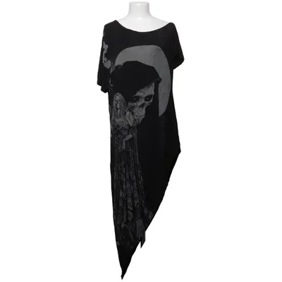 Jurk (Zwart, Grijs) van Killstar Elastaan, Viscose