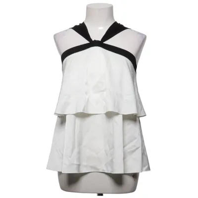 Neckholder Top (Weiß, Schwarz) von Rachel Zoe Acetat, Polyester