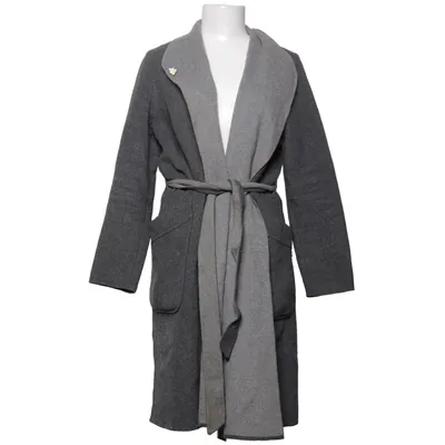 Coat (Gray) from 365 Three-Sixty-Five Acrylic, Polyamide, Polyester, Viscose, Wool
