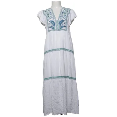 Jurk (Wit, Blauw, Groen) van Sfera Casual Katoen, Viscose