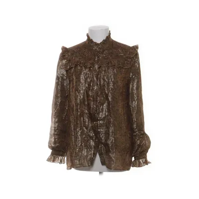 Bluse (Blouse Blita Bronze Flowers) fra Louise Misha Metallfiber, Silke