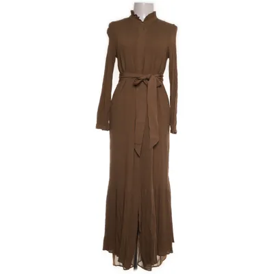 Långklänning (Brun) från Ivy & Oak Viskos, Återvunnen polyester