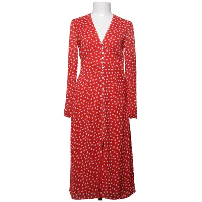 Långklänning (Röd, Vit) från Adoore Polyester