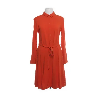 Skjortekjole (Orange) fra Ichi Viscose