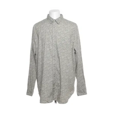 Skjorta (Beige, Flerfärgad) från Dressmann Bomull, Elastan