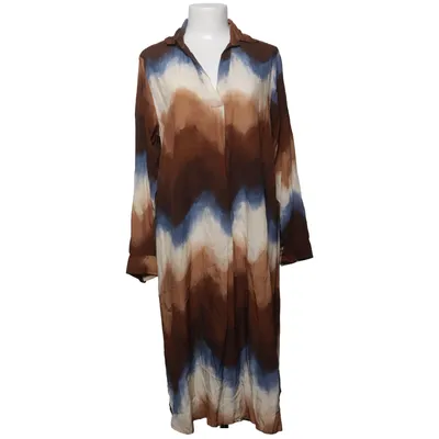 Kleid (Braun, Blau, Weiß) von Mix by Heart Viskose