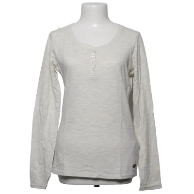 Henley Shirt (Grau, Weiß, Beige) von Roxy Baumwolle, Polyester, Viskose