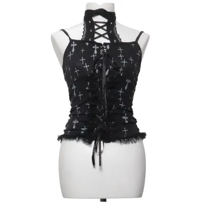 Top (Black) from Poizen Industries Cotton