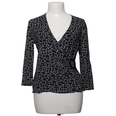 Blouse (Black, White) from Ecoline Elastane, Viscose