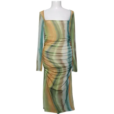 Dress (Green, Blue, Multicolored) from NA-KD Elastane, Polyester