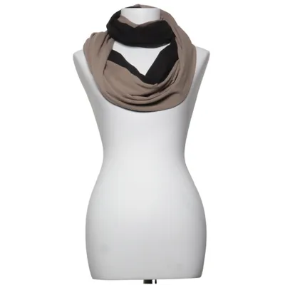 Écharpe tube  (Noir, Beige) de Mania