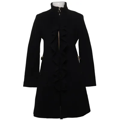 Manteau (Noir) de Tahari Cachemire, Polyamide, Polyester, Laine