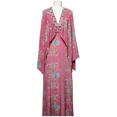 Robe longue (Rose, Multicolore) de Anisa Viscose