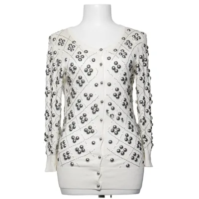 Cardigan (Blanc) de French Connection Coton, Lin, Lyocell, Soie