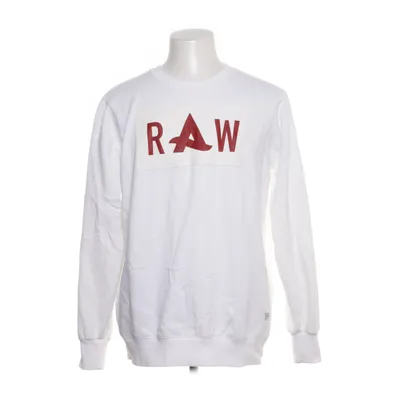 Sweatshirt (Wit) van Raw Katoen, Elastaan, Polyester