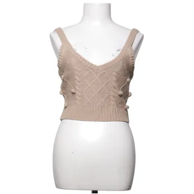 Crop top (Beige) van Glamaker Acryl