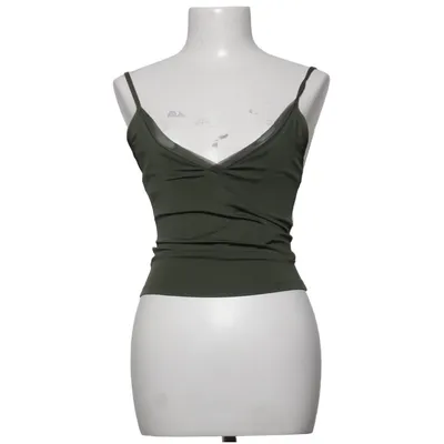 Tank Top (Green) from Zara Elastane, Polyester