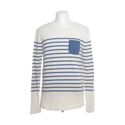 Lange mouwen shirt (Wit, Blauw) van Selected Homme Katoen