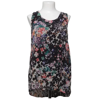 Top (Black, Multicolored) from Camaïeu Polyester