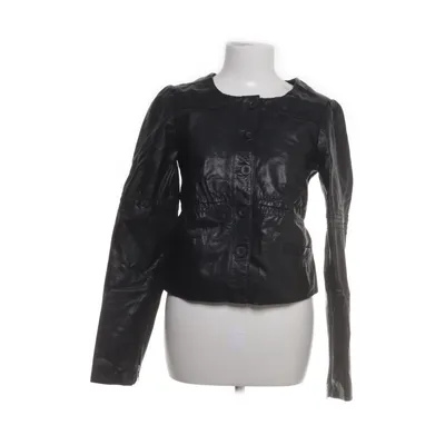 Leren jack (Zwart) van VILA Clothes Leer, Polyester
