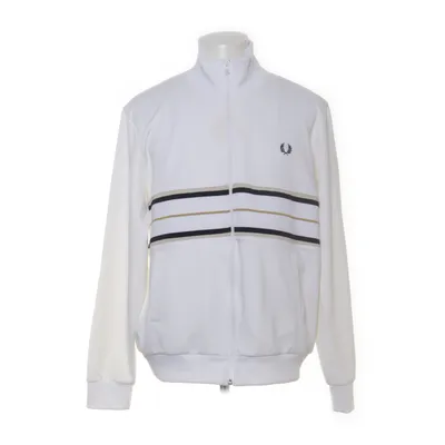 Träningsjacka (Vit, Svart) från Fred Perry Elastan, Polyester