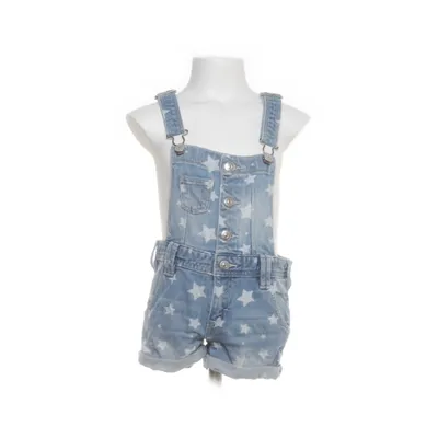 Korte tuinbroek (Blauw) van Denim Katoen, Elastaan