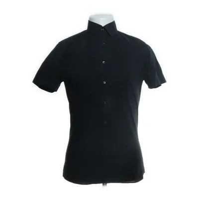Korte mouwen shirt (Zwart) van Olymp Katoen