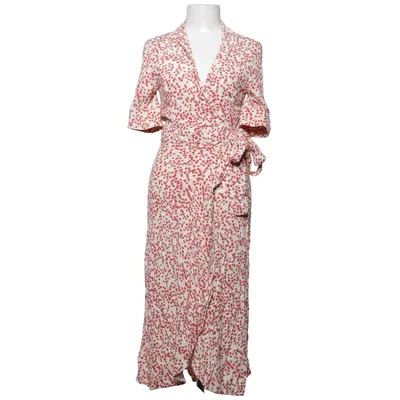 Wrap dress (White, Red) from Ganni