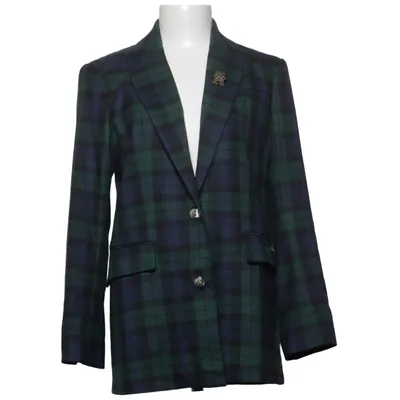 Blazer (Vert, Bleu) de Tommy Hilfiger Coton, Polyester