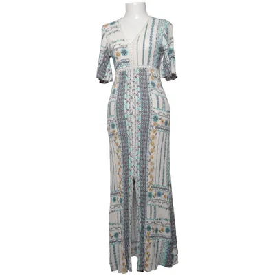 Maxi jurk (Beige, Meerkleurig) van Batik
