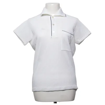 Polo shirt (White) from Crimplene Polyester