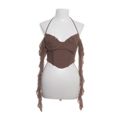 Crop top (Brun) fra White Fox Elastan, Nylon, Polyester
