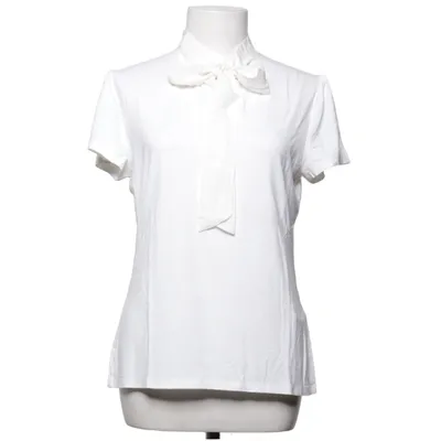 Blouse (White) from Hallhuber Elastane, Silk, Viscose