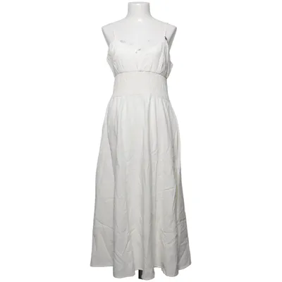 Maxi dress (White) from Zara Linen, Viscose