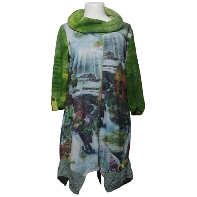 Tuniek (Groen, Meerkleurig) van By Sofie Rasmusssen Elastaan, Polyester