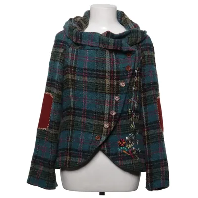 Bikerjack (Blauw, Rood, Meerkleurig) van Desigual Acryl, Polyester, Wol