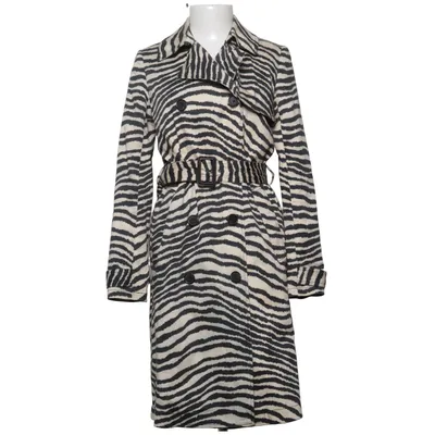 Trench coat (Black, Beige) from By Malene Birger Cotton, Elastane, Viscose