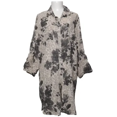 Robe chemise (Beige, Noir) de Mix by Heart Coton