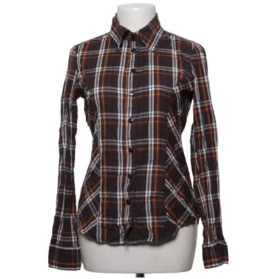 Chemise en flanelle (Marron, Blanc, Orange) de Sara Kelly by Ellos Coton